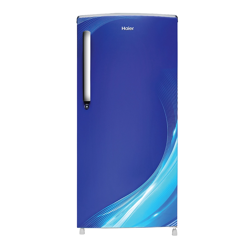 Haier 185L 2 Star Direct Cool Single Door Refrigerator with Toughened Glass Shelf - HRD-2062CMB-N